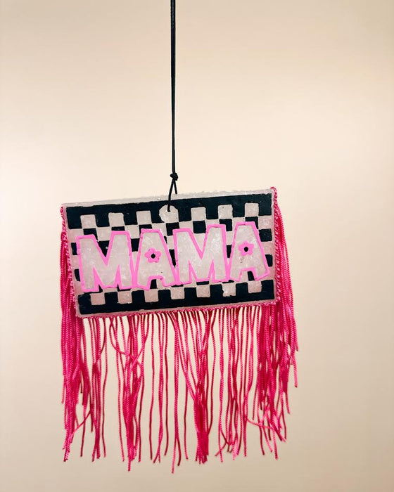 Checkered Mama Freshie Gussied Up