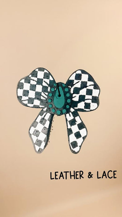 Checkered Bow Freshie