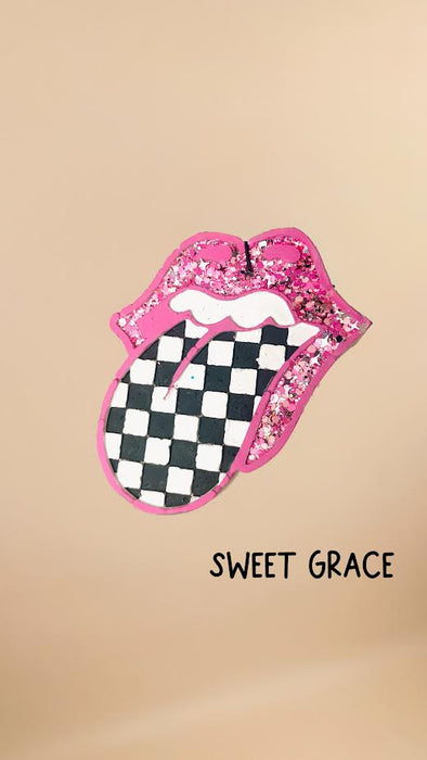 Checkered Lips Freshie