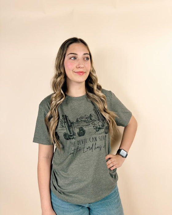 The devil can scrap T-shirt