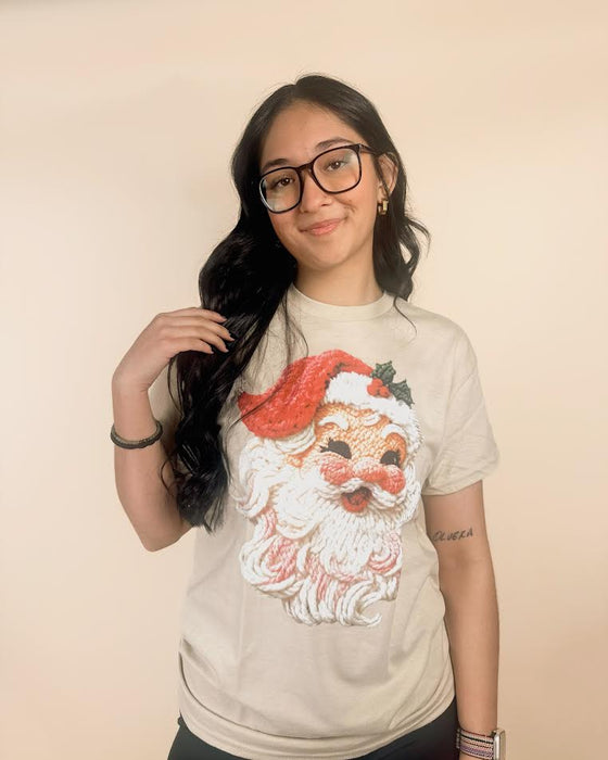 Yarn Crochet Santa Tee