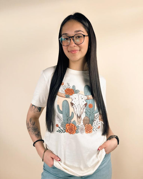 Cactus Steer Graphic Tee