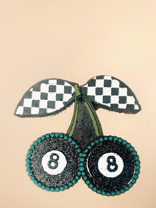 8 Ball Cherries Car Freshie