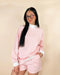 Striped Oversize Sweatshirt & Shorts Set Dear lover