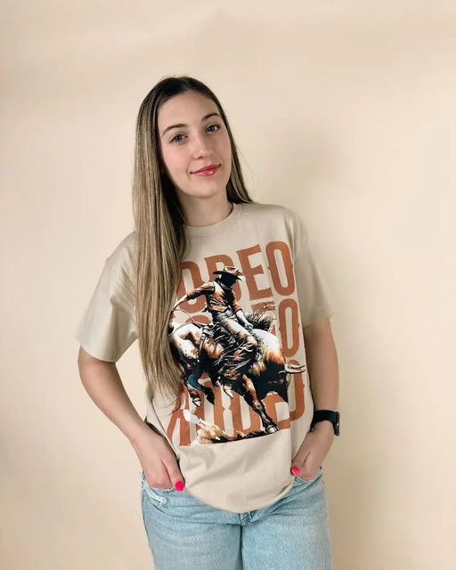 Rodeo Cowboy T-shirt T-Art Fashion