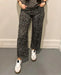 Leopard High Waist Barrel Jeans Dear lover