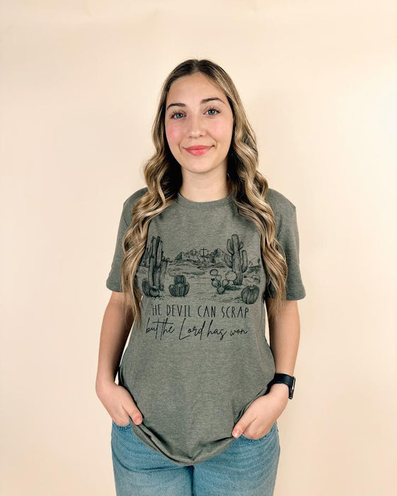 The devil can scrap T-shirt