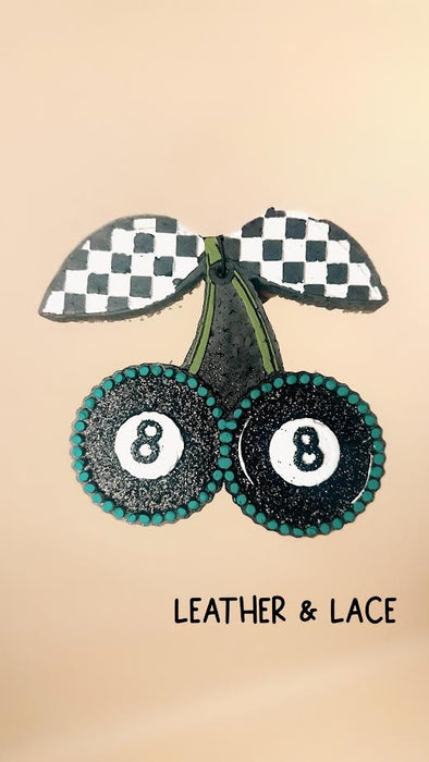 8 Ball Cherries Car Freshie