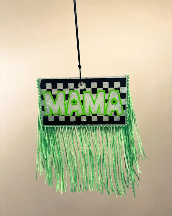 Checkered Mama Freshie Gussied Up