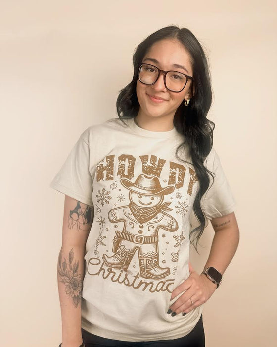 Howdy Christmas Gingerbread Man