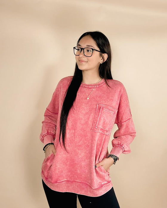 Sweatshirt with pockets