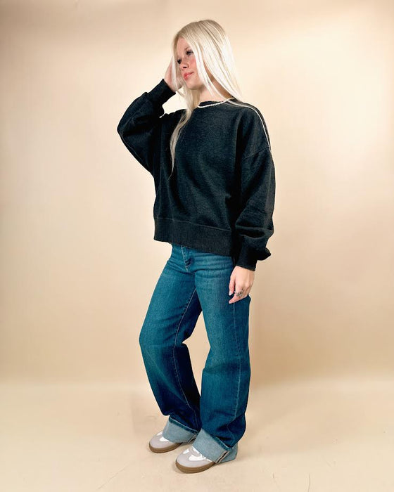 Risen Tummy Control Mid Rise Wide Cuffed