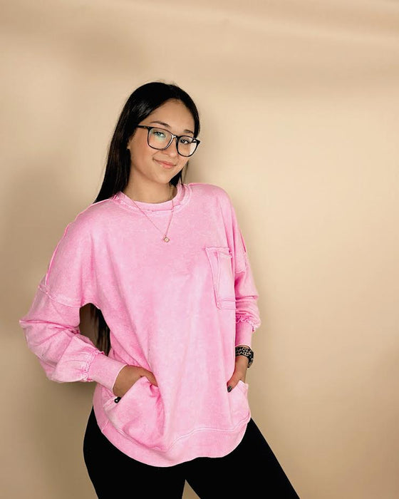 Sweatshirt with pockets