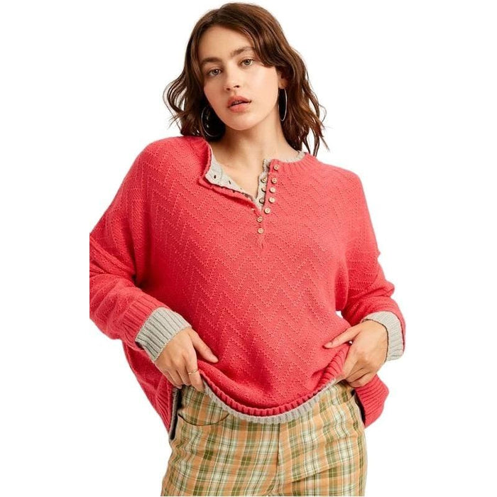 Shaped Knitting Sweater