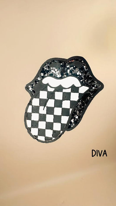 Checkered Lips Freshie