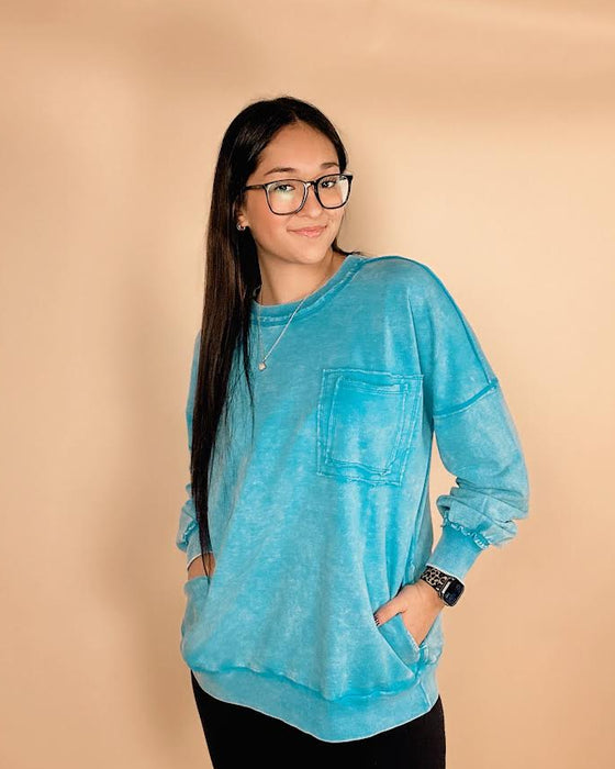 Sweatshirt with pockets