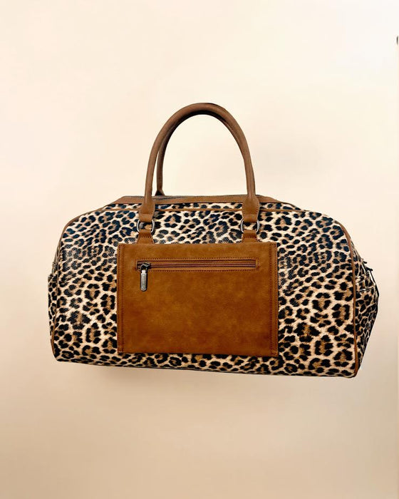 Wrangler Whipstitch Collection Duffle Bag -Leopard