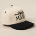 MAMA Ribbon Embroidered Two-Tone Trucker Hat Fashion City
