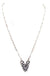 Checkered Bubble Initial Necklace Snowing West