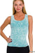 2 Way Neckline Washed Ribbed Cropped Tank Top - LECCE