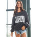 'oklahoma' Comfy Oversize Graphic Sweatshirt
