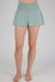 Criss Cross Waist Band Short With Inner Shorts 90 Degree By Reflex
