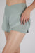 Criss Cross Waist Band Short With Inner Shorts 90 Degree By Reflex
