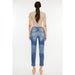 Kancan High Rise Distressed Mom Jeans