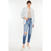 Kancan High Rise Distressed Mom Jeans