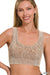 Washed Ribbed Scoop Neck Seamless Tank Top ZENANA