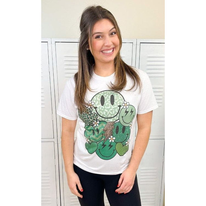 St. Patrick's Vibes Adult Graphic T-shirt