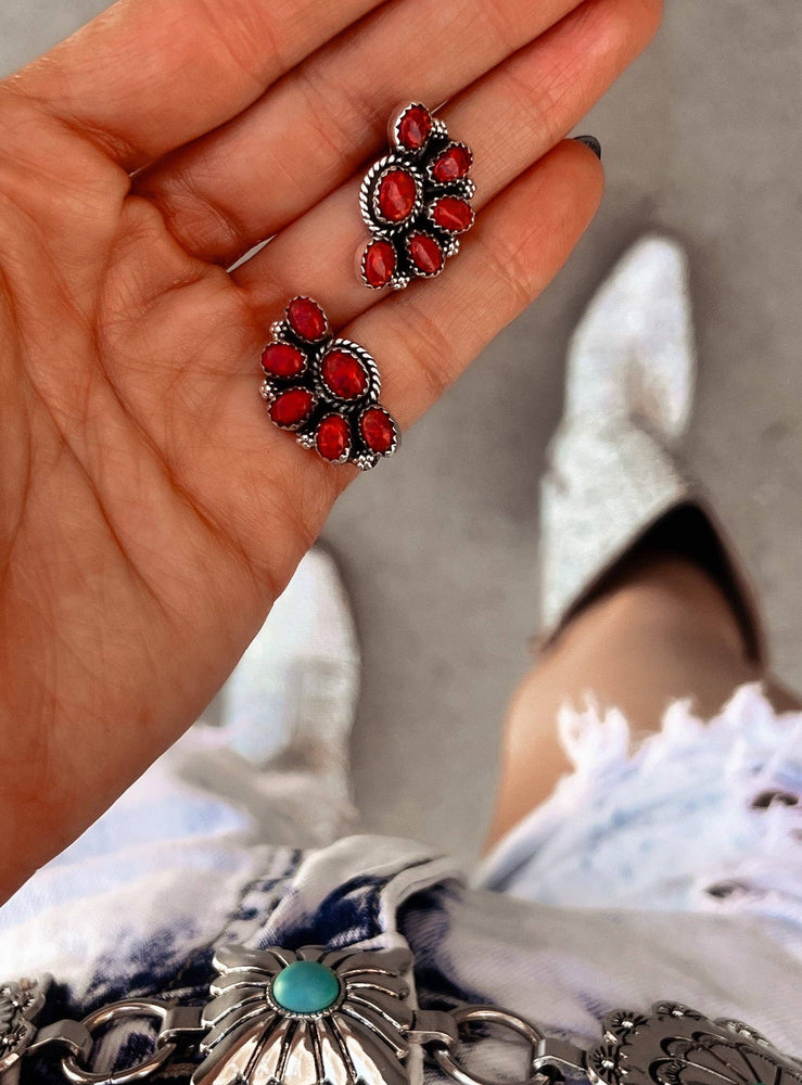 Cute Little Half Cluster Blossom Earrings - MADE TO ORDER Krush Kandy