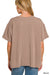 Corded Rib Short Sleeve Front Pocket Top Zenana