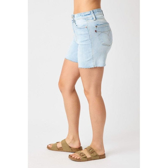 Judy Blue High Waist Shorts with Destroy at Back