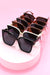 Acetate Square Cateye Sunglasses Set JOSSLYN by wall to wall