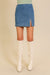 Rodeo Nights Stretchy Denim Skirt Timing
