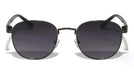 Engraved Hinge Retro Round Sunglasses Yoomoo