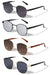 Engraved Hinge Retro Round Sunglasses Yoomoo