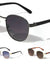 Engraved Hinge Retro Round Sunglasses Yoomoo