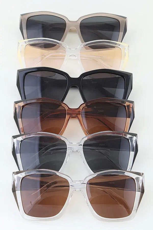 Geometric Corner Sunglasses