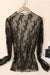 Mesh Sheer Lace Top La Roseason