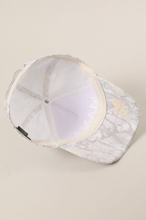 Mama Letter Embroidery Nature Camo Trucker Hat Fashion City