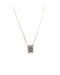 Checkered Bubble Initial Necklace Snowing West