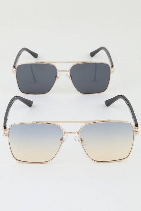 Classic Bolted Aviator Sunglasses Yoomoo