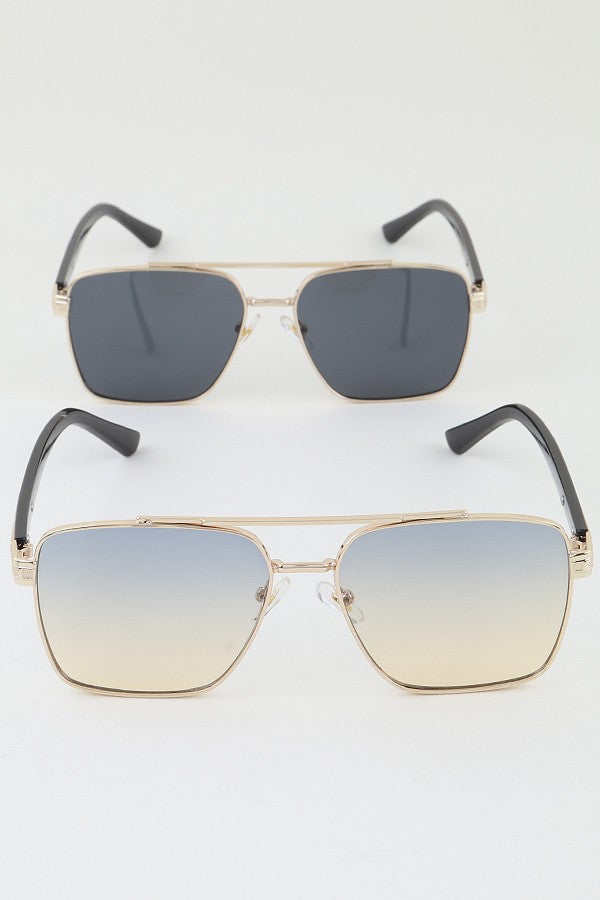 Classic Bolted Aviator Sunglasses Yoomoo