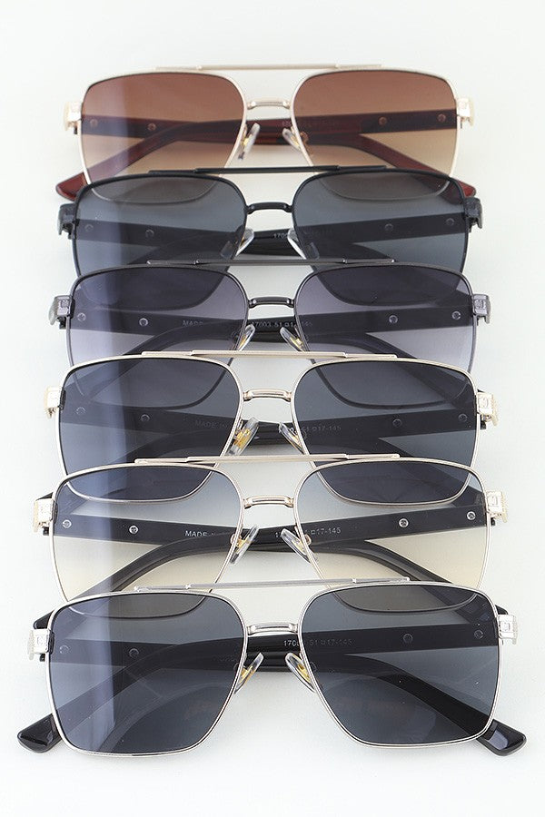 Classic Bolted Aviator Sunglasses Yoomoo