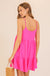 Airflow Tiered Babydoll Pink Dress Timing