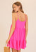 Airflow Tiered Babydoll Pink Dress Timing
