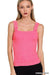 Seamless Wrinkle Stone Washed Tank Top ZENANA