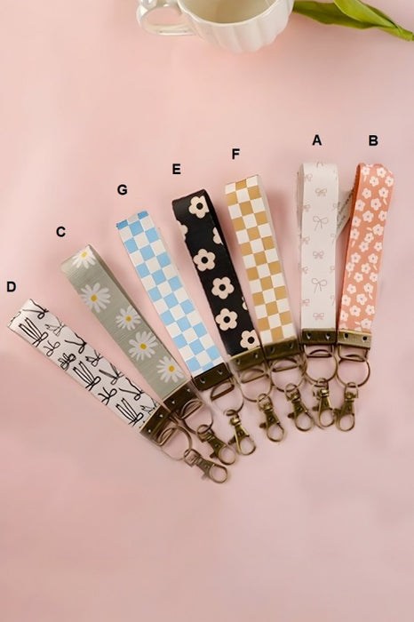 Trendy Design Wristlet Keychain